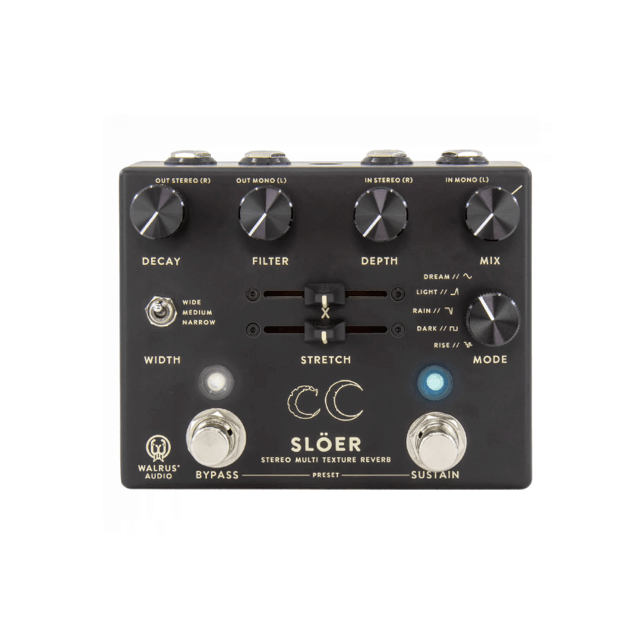 Slöer Stereo Ambient Reverb BLACK - Walrus Audio