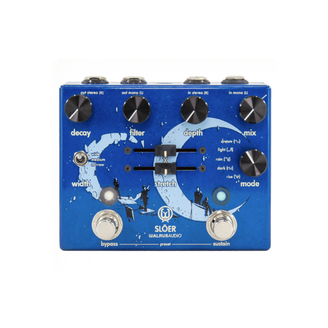 Slöer Stereo Ambient Reverb BLUE - Walrus Audio